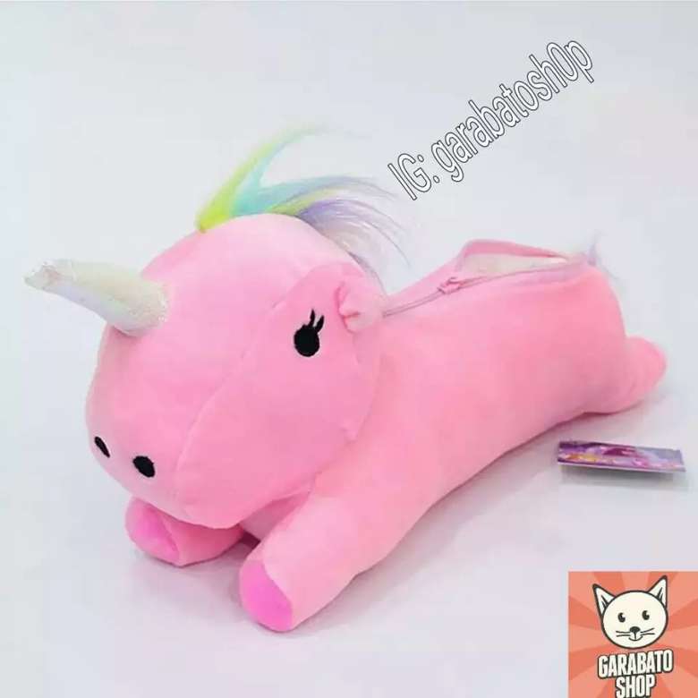 Cartuchera peluche Unicornio